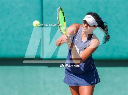 Thumbnail 2 in Wylie vs Frisco Centennial (UIL 5A Tennis Semifinal) photogallery.