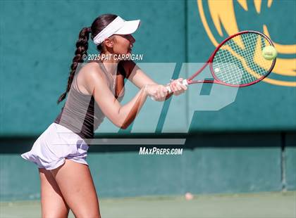 Thumbnail 3 in Wylie vs Frisco Centennial (UIL 5A Tennis Semifinal) photogallery.