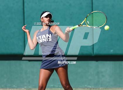 Thumbnail 1 in Wylie vs Frisco Centennial (UIL 5A Tennis Semifinal) photogallery.