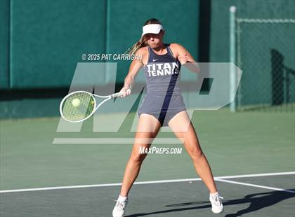 Thumbnail 2 in Wylie vs Frisco Centennial (UIL 5A Tennis Semifinal) photogallery.