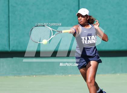 Thumbnail 1 in Wylie vs Frisco Centennial (UIL 5A Tennis Semifinal) photogallery.