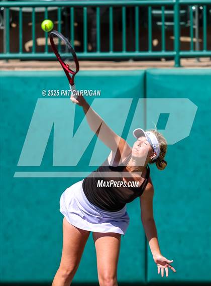 Thumbnail 2 in Wylie vs Frisco Centennial (UIL 5A Tennis Semifinal) photogallery.