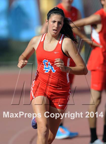 Thumbnail 2 in Los Altos @ West Covina Girls Varsity Track & Field photogallery.