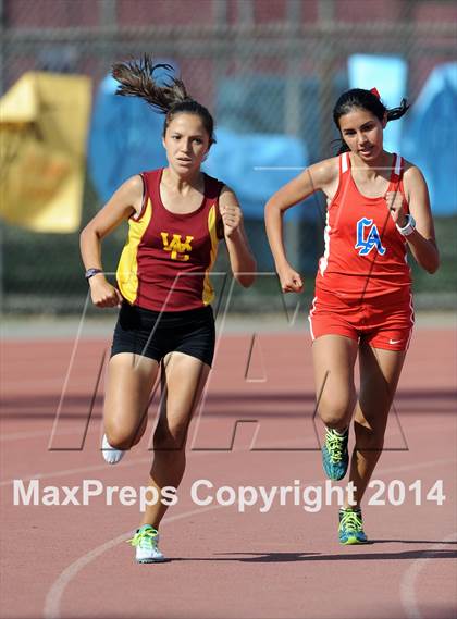 Thumbnail 1 in Los Altos @ West Covina Girls Varsity Track & Field photogallery.