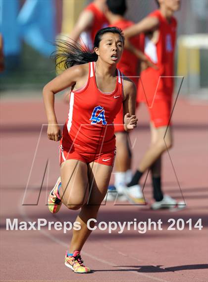 Thumbnail 3 in Los Altos @ West Covina Girls Varsity Track & Field photogallery.