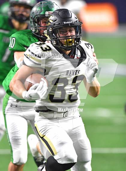 Thumbnail 3 in Iowa Park vs. Pleasant Grove (UIL 4A Division 2 Semifinal) photogallery.