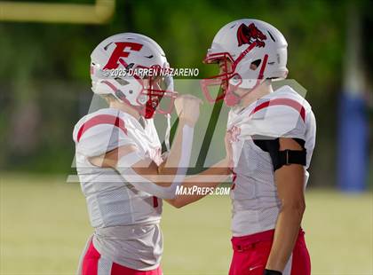 Thumbnail 1 in Florida School for the Deaf & Blind @ Merritt Island Christian (SSAA 8 Man Quarterfinal) photogallery.