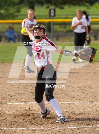 Thumbnail 2 in Gering vs Chadron (North Platte Softball Classic) photogallery.