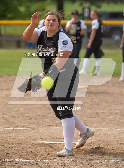 Thumbnail 2 in Gering vs Chadron (North Platte Softball Classic) photogallery.