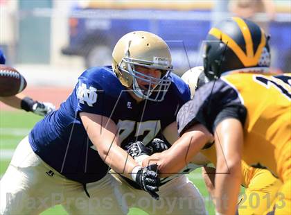 Thumbnail 1 in Del Oro vs. Notre Dame (Honor Bowl) photogallery.