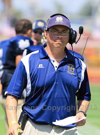 Thumbnail 2 in Del Oro vs. Notre Dame (Honor Bowl) photogallery.