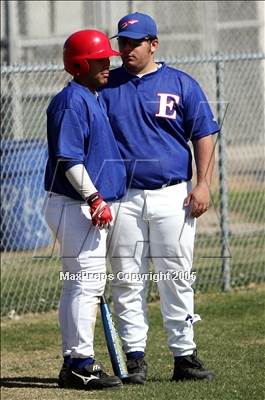Thumbnail 2 in El Cajon Valley vs. Mesa Grande Academy (55th Lions Tourney) photogallery.