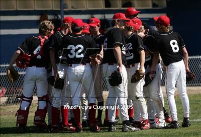 Thumbnail 1 in El Cajon Valley vs. Mesa Grande Academy (55th Lions Tourney) photogallery.
