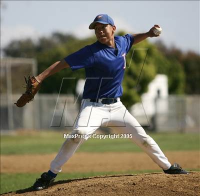 Thumbnail 3 in El Cajon Valley vs. Mesa Grande Academy (55th Lions Tourney) photogallery.