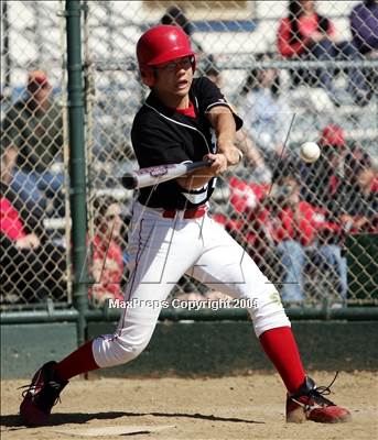 Thumbnail 3 in El Cajon Valley vs. Mesa Grande Academy (55th Lions Tourney) photogallery.