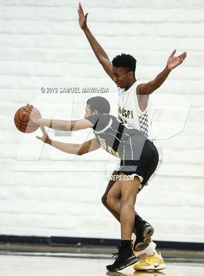 Thumbnail 3 in  Crespi vs Knight (5th West Valley Tip Off Tournament) photogallery.