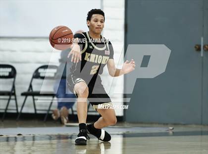Thumbnail 1 in  Crespi vs Knight (5th West Valley Tip Off Tournament) photogallery.
