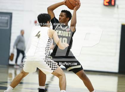 Thumbnail 3 in  Crespi vs Knight (5th West Valley Tip Off Tournament) photogallery.