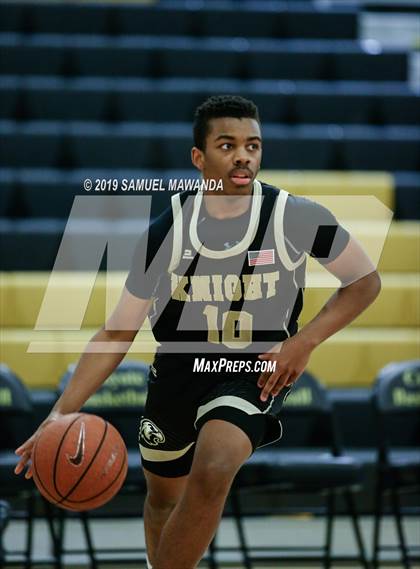 Thumbnail 3 in  Crespi vs Knight (5th West Valley Tip Off Tournament) photogallery.