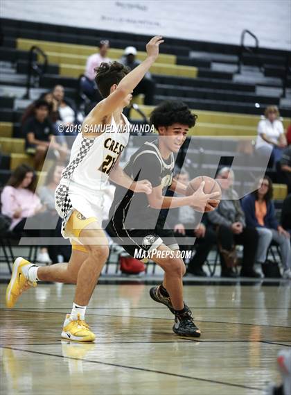 Thumbnail 2 in  Crespi vs Knight (5th West Valley Tip Off Tournament) photogallery.