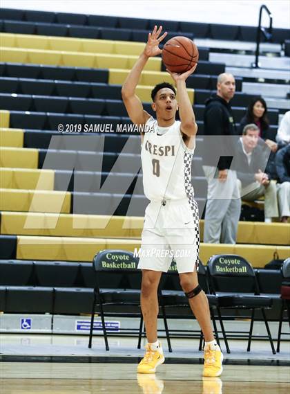 Thumbnail 2 in  Crespi vs Knight (5th West Valley Tip Off Tournament) photogallery.
