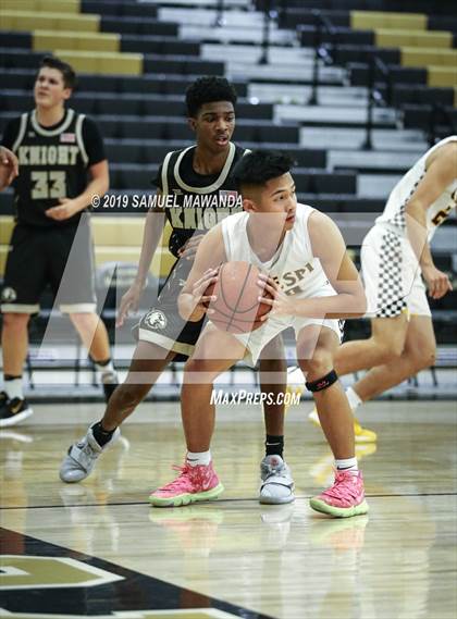 Thumbnail 1 in  Crespi vs Knight (5th West Valley Tip Off Tournament) photogallery.