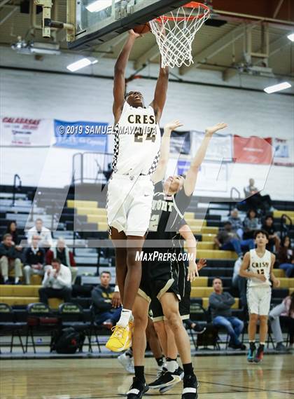 Thumbnail 2 in  Crespi vs Knight (5th West Valley Tip Off Tournament) photogallery.