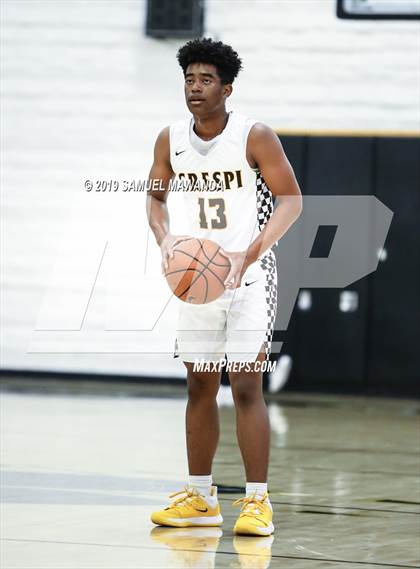 Thumbnail 1 in  Crespi vs Knight (5th West Valley Tip Off Tournament) photogallery.