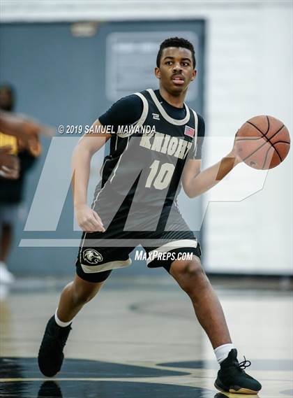 Thumbnail 2 in  Crespi vs Knight (5th West Valley Tip Off Tournament) photogallery.