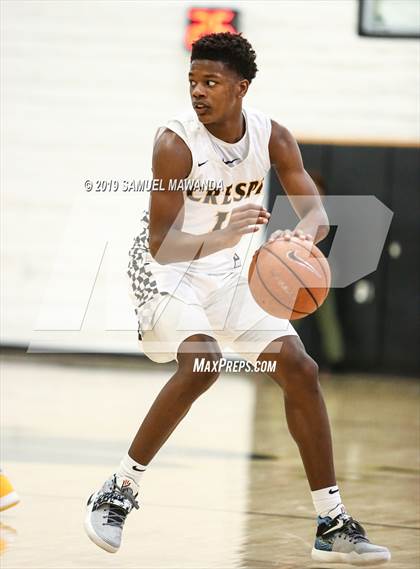 Thumbnail 3 in  Crespi vs Knight (5th West Valley Tip Off Tournament) photogallery.