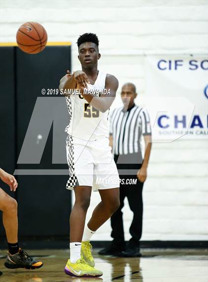 Thumbnail 2 in  Crespi vs Knight (5th West Valley Tip Off Tournament) photogallery.