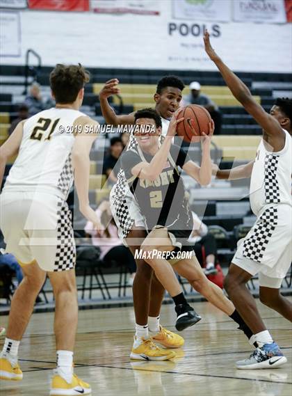 Thumbnail 3 in  Crespi vs Knight (5th West Valley Tip Off Tournament) photogallery.