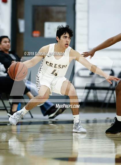 Thumbnail 2 in  Crespi vs Knight (5th West Valley Tip Off Tournament) photogallery.