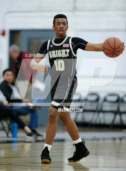 Thumbnail 3 in  Crespi vs Knight (5th West Valley Tip Off Tournament) photogallery.