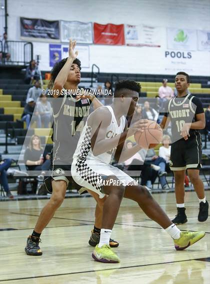 Thumbnail 3 in  Crespi vs Knight (5th West Valley Tip Off Tournament) photogallery.