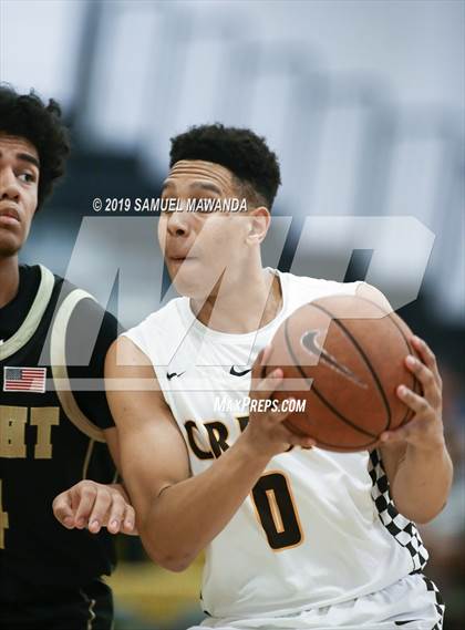 Thumbnail 1 in  Crespi vs Knight (5th West Valley Tip Off Tournament) photogallery.