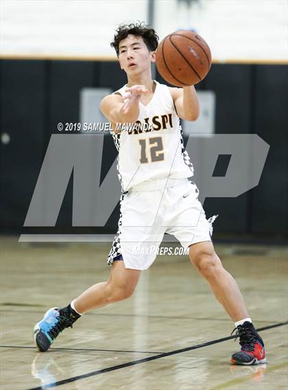 Thumbnail 2 in  Crespi vs Knight (5th West Valley Tip Off Tournament) photogallery.
