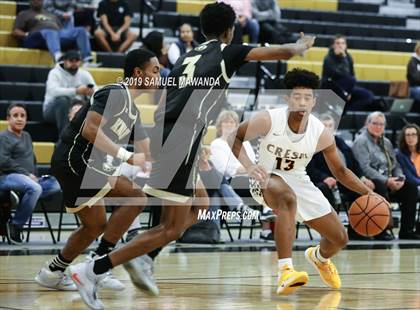 Thumbnail 1 in  Crespi vs Knight (5th West Valley Tip Off Tournament) photogallery.