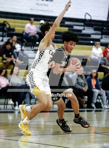 Thumbnail 3 in  Crespi vs Knight (5th West Valley Tip Off Tournament) photogallery.