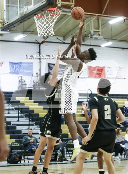 Thumbnail 3 in  Crespi vs Knight (5th West Valley Tip Off Tournament) photogallery.