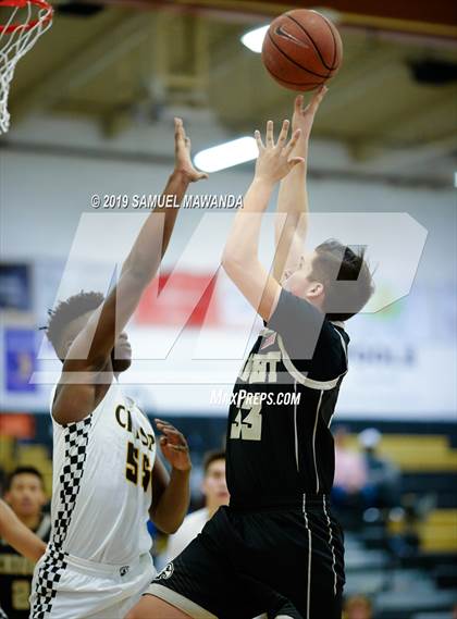 Thumbnail 1 in  Crespi vs Knight (5th West Valley Tip Off Tournament) photogallery.