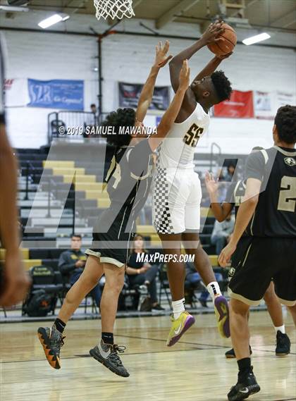 Thumbnail 2 in  Crespi vs Knight (5th West Valley Tip Off Tournament) photogallery.