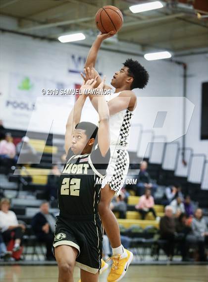 Thumbnail 3 in  Crespi vs Knight (5th West Valley Tip Off Tournament) photogallery.
