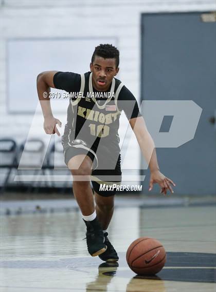 Thumbnail 3 in  Crespi vs Knight (5th West Valley Tip Off Tournament) photogallery.