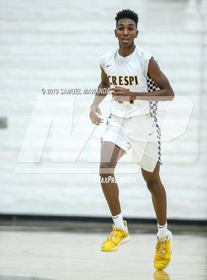 Thumbnail 3 in  Crespi vs Knight (5th West Valley Tip Off Tournament) photogallery.