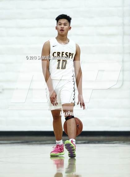 Thumbnail 3 in  Crespi vs Knight (5th West Valley Tip Off Tournament) photogallery.