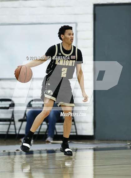 Thumbnail 2 in  Crespi vs Knight (5th West Valley Tip Off Tournament) photogallery.