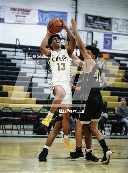 Thumbnail 1 in  Crespi vs Knight (5th West Valley Tip Off Tournament) photogallery.