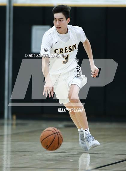 Thumbnail 3 in  Crespi vs Knight (5th West Valley Tip Off Tournament) photogallery.