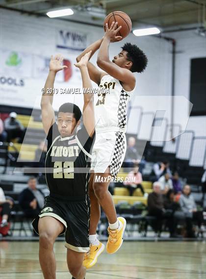 Thumbnail 2 in  Crespi vs Knight (5th West Valley Tip Off Tournament) photogallery.